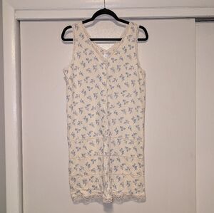 Vintage 90's Coquette Floral Print Nightgown